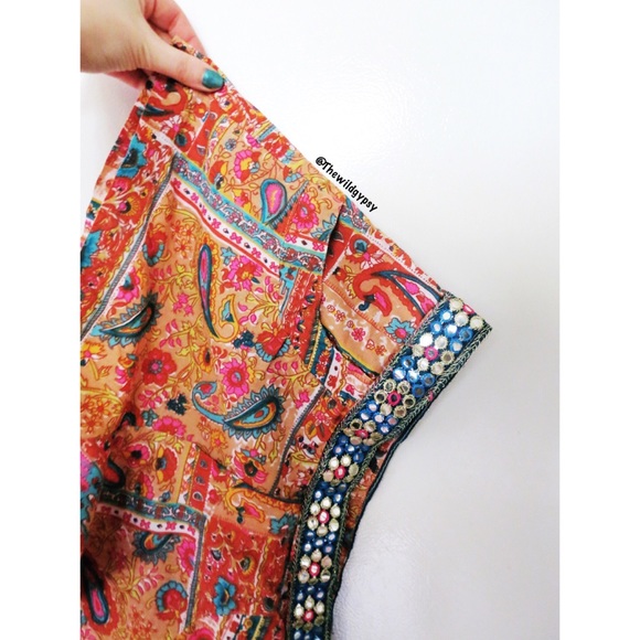 Angie Pants - 2/$10 Bohemian high waisted shorts 🌿